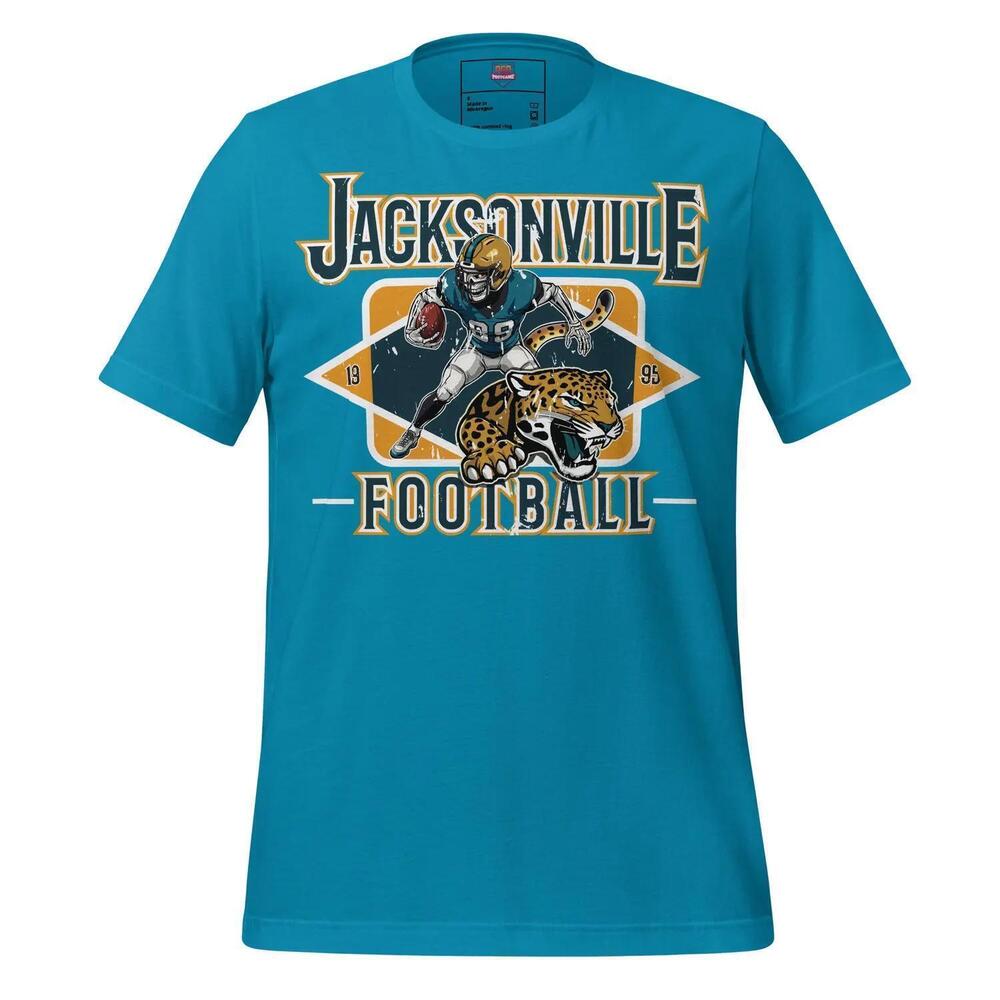Jacksonville Football Fan Gift T-Shirt Skeleton Player Duvall Sports Apparel